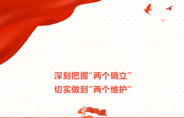 深刻把握“兩個確立”，切實做到“兩個維護”